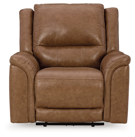 Trasimeno Caramel Power Recliner from Ashley - Luna Furniture