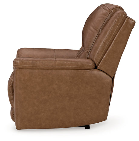 Trasimeno Caramel Power Recliner from Ashley - Luna Furniture