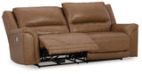 Trasimeno Caramel Power Reclining Sofa from Ashley - Luna Furniture