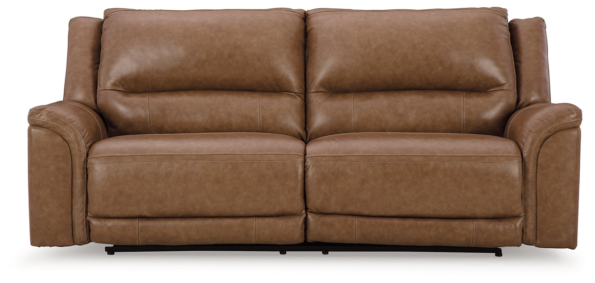 Trasimeno Caramel Power Reclining Sofa from Ashley - Luna Furniture
