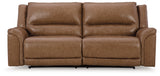 Trasimeno Caramel Power Reclining Sofa from Ashley - Luna Furniture