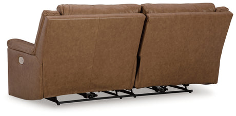 Trasimeno Caramel Power Reclining Sofa from Ashley - Luna Furniture