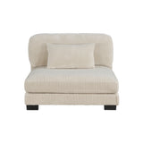 Traverse Beige Corduroy 4-Piece Modular Sectional with Ottoman from Homelegance - Luna Furniture