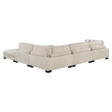 Traverse Beige Corduroy 5-Piece Modular Sectional with Ottoman from Homelegance - Luna Furniture