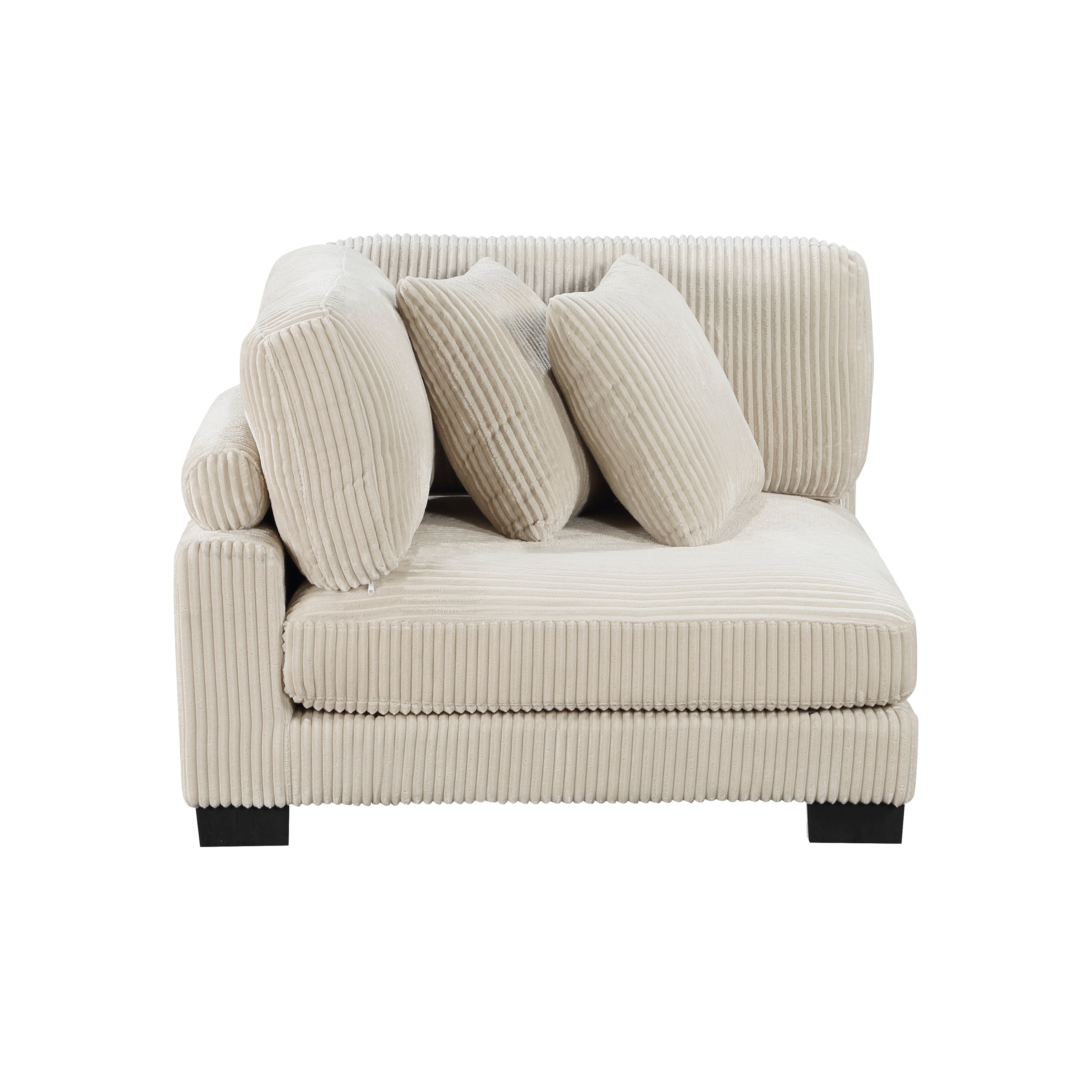 Traverse Beige Corduroy 5-Piece Modular Sectional with Ottoman from Homelegance - Luna Furniture