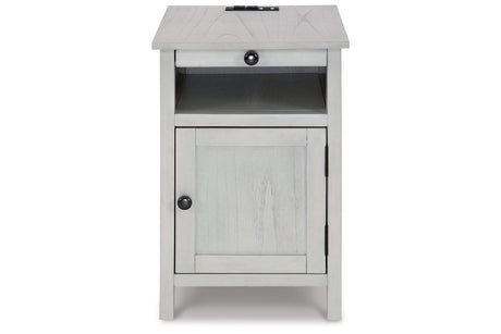 Treytown Antique White Chairside End Table from Ashley - Luna Furniture