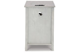 Treytown Antique White Chairside End Table from Ashley - Luna Furniture