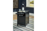 Treytown Black Chairside End Table from Ashley - Luna Furniture
