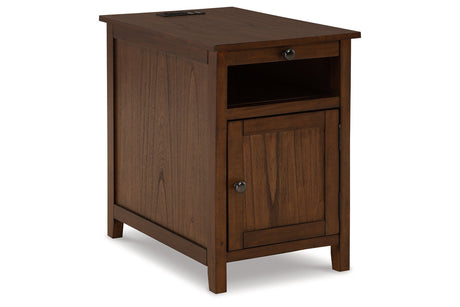 Treytown Brown Chairside End Table from Ashley - Luna Furniture