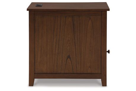 Treytown Brown Chairside End Table from Ashley - Luna Furniture