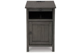Treytown Gray Chairside End Table from Ashley - Luna Furniture
