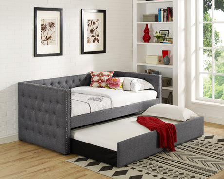 Trina Gray Twin Daybed from Crown Mark - Luna Furniture