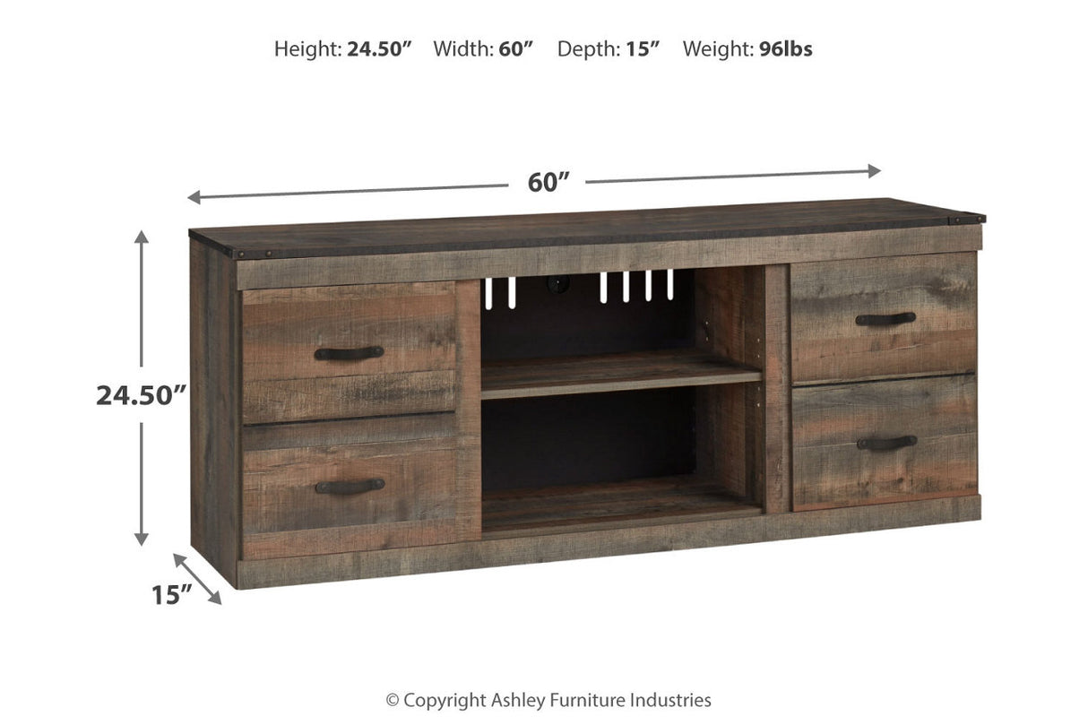 Trinell Brown 60" TV Stand from Ashley - Luna Furniture
