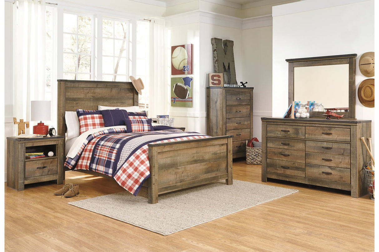 Trinell Brown Full Panel Bed from Ashley - Luna Furniture