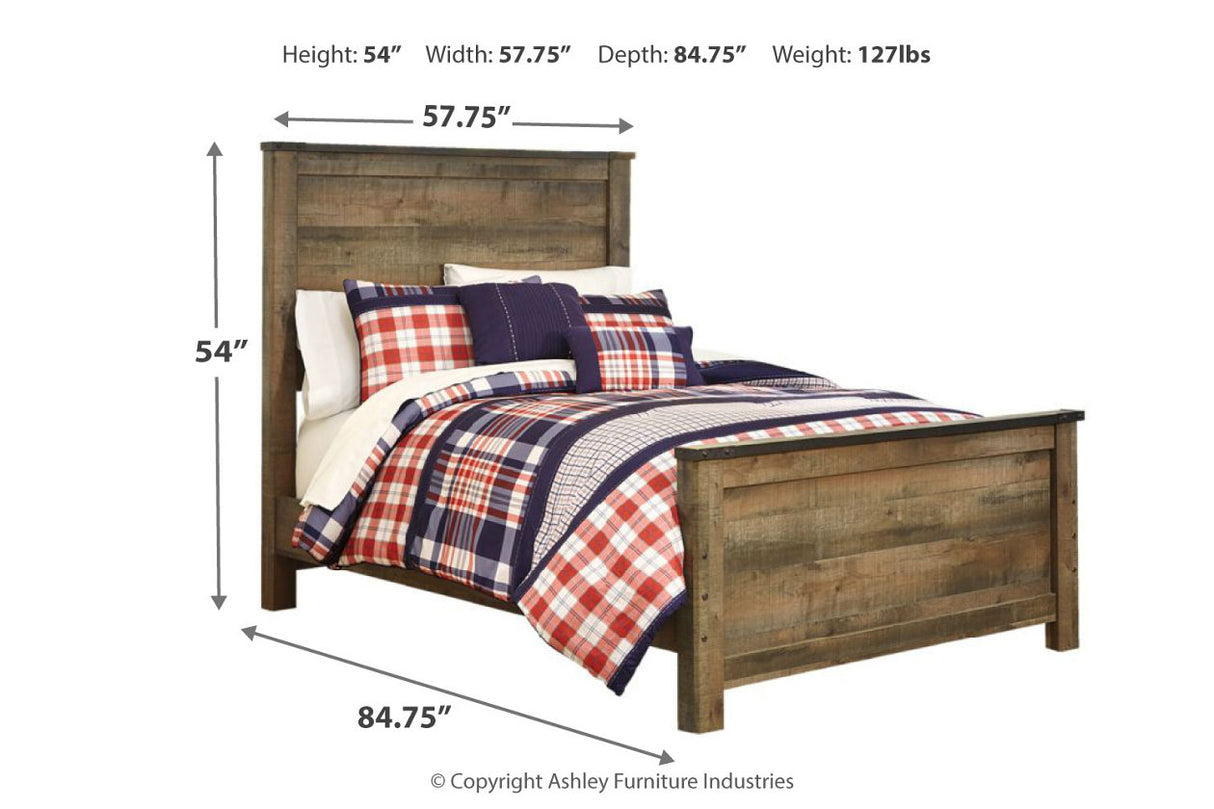 Trinell Brown Full Panel Bed from Ashley - Luna Furniture