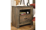 Trinell Brown Nightstand from Ashley - Luna Furniture