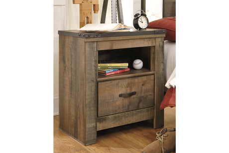 Trinell Brown Nightstand from Ashley - Luna Furniture