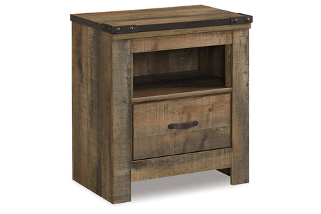 Trinell Brown Nightstand from Ashley - Luna Furniture