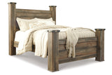 Trinell Brown Queen Poster Bed from Ashley - Luna Furniture