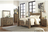 Trinell Brown Queen Poster Bed from Ashley - Luna Furniture