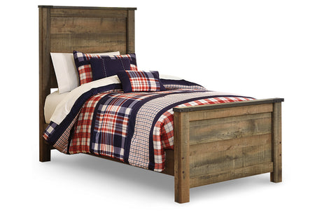 Trinell Brown Twin Panel Bed from Ashley - Luna Furniture