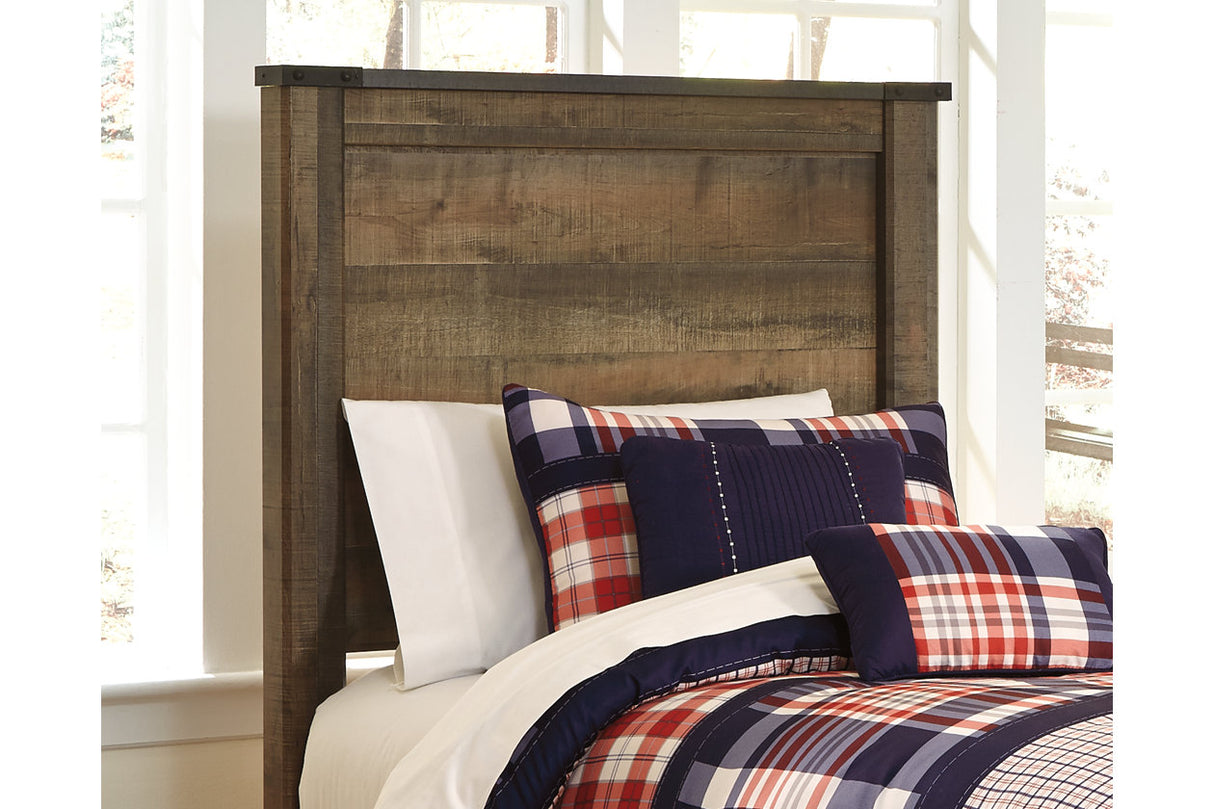 Trinell Brown Twin Storage Platform Bed with 1 Large Drawer from Ashley - Luna Furniture