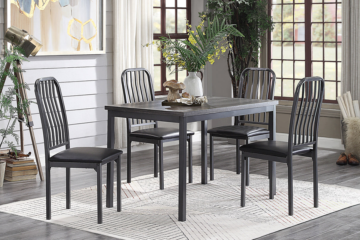 Tripp Gray Metal Dining Table from Homelegance - Luna Furniture