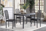 Tripp Gray Metal Side Chair, Set of 2 from Homelegance - Luna Furniture