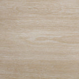 Trofello White Washed Round Dining Table with Curved Pedestal Base from Coaster - Luna Furniture