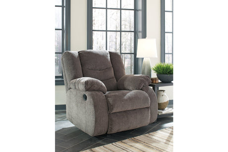 Tulen Gray Recliner from Ashley - Luna Furniture