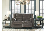 Tulen Gray Reclining Loveseat from Ashley - Luna Furniture