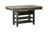 Tyler Creek Black/Gray Counter Height Dining Table from Ashley - Luna Furniture