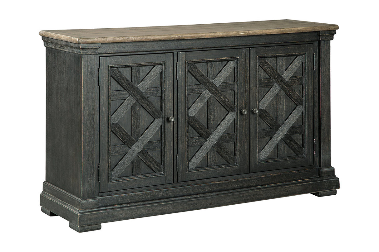 Tyler Creek Black/Gray Dining Server from Ashley - Luna Furniture