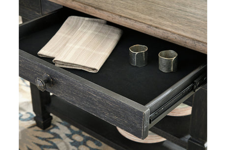 Tyler Creek Black/Gray Dining Table from Ashley - Luna Furniture