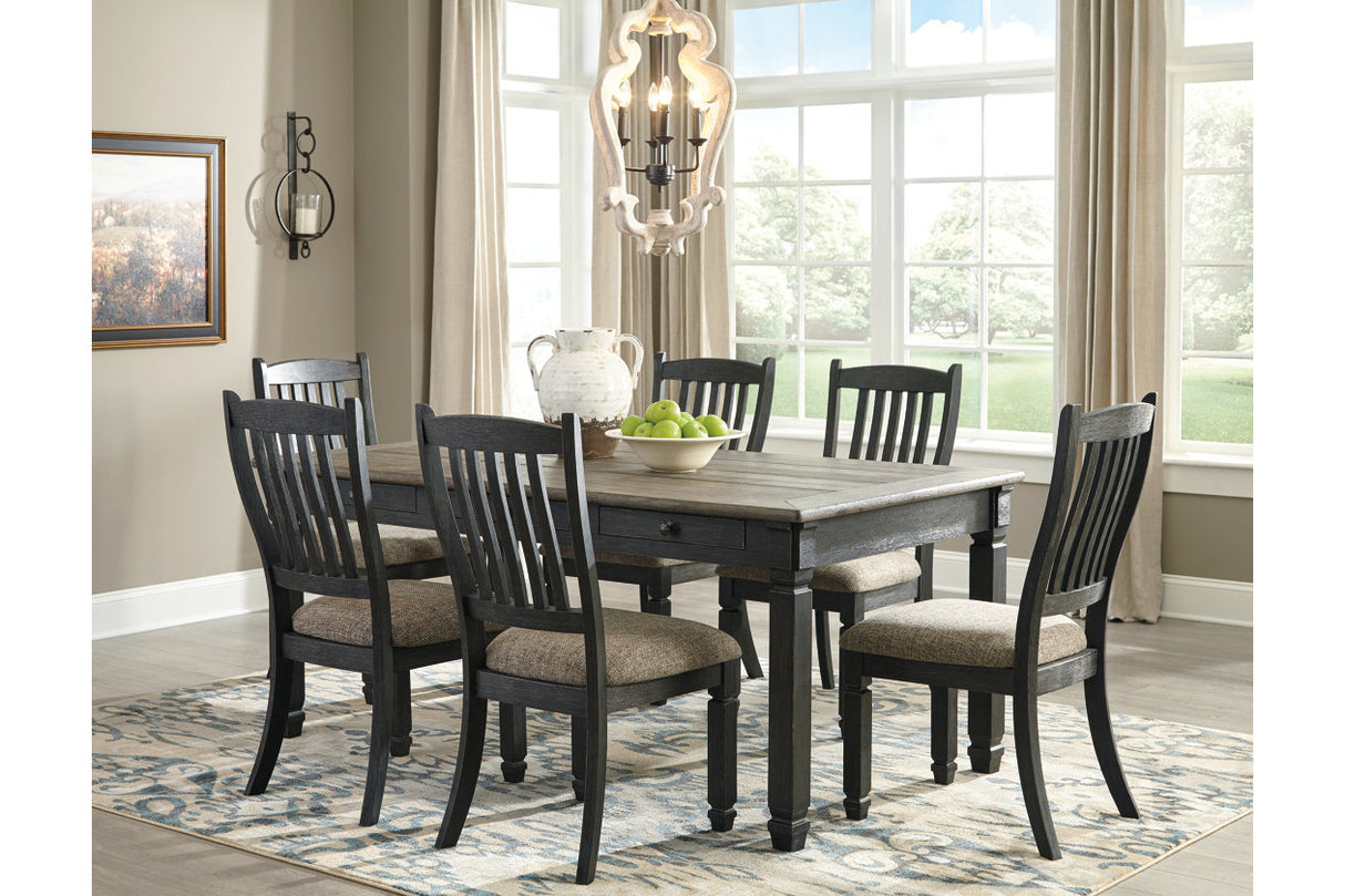 Tyler Creek Black/Gray Dining Table from Ashley - Luna Furniture