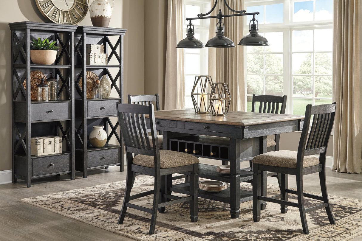 Tyler Creek Black/Gray Display Cabinet from Ashley - Luna Furniture