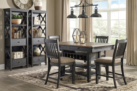Tyler Creek Black/Gray Display Cabinet from Ashley - Luna Furniture