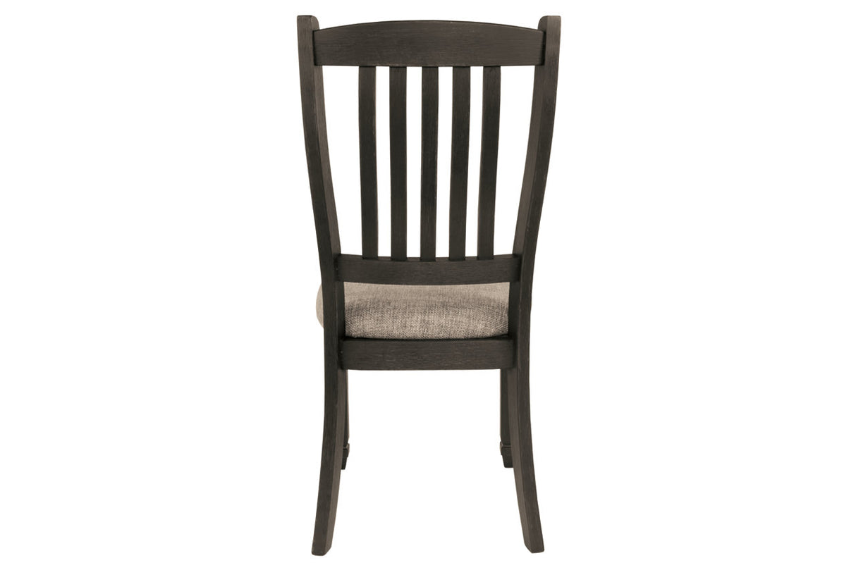 Tyler Creek Black/Grayish Brown Dining Chair, Set of 2 from Ashley - Luna Furniture