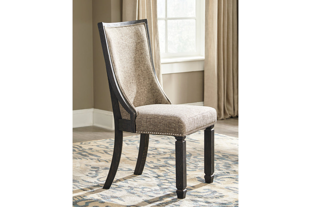 Tyler Creek Black/Grayish Brown Dining Chair, Set of 2 from Ashley - Luna Furniture
