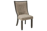 Tyler Creek Black/Grayish Brown Dining Chair, Set of 2 from Ashley - Luna Furniture