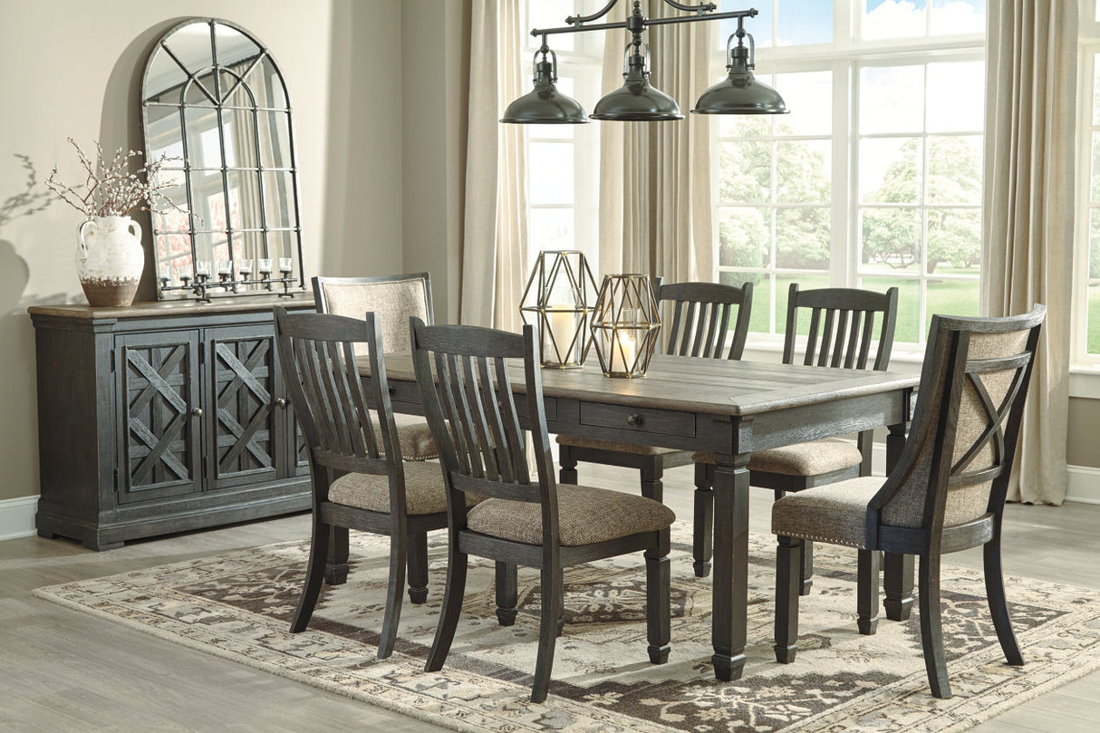 Tyler Creek Black/Grayish Brown Dining Chair, Set of 2 from Ashley - Luna Furniture