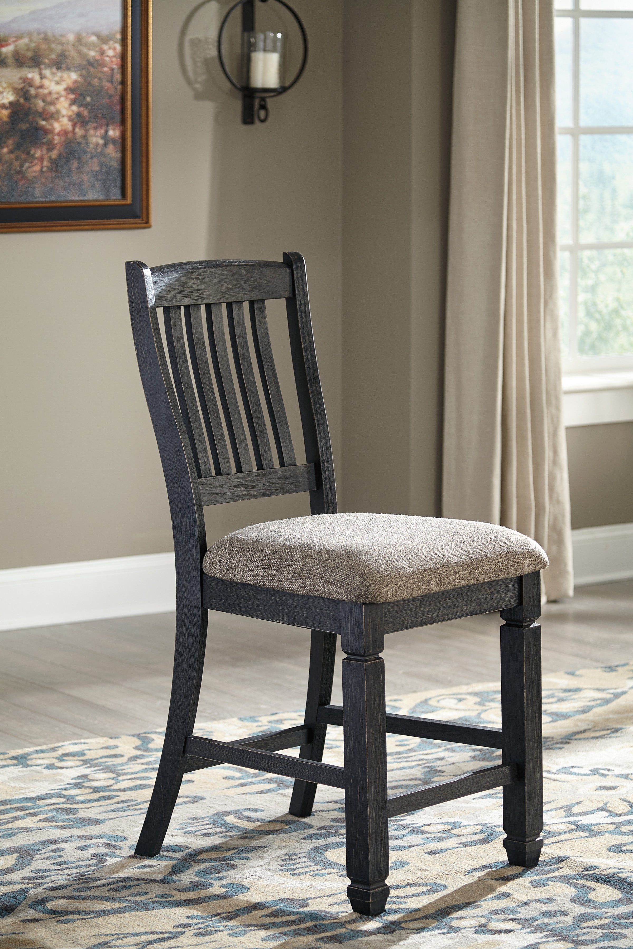 Tyler Creek Black-Gray Dining Room Set - Luna Furniture