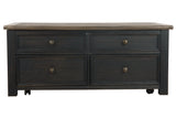 Tyler Creek Grayish Brown/Black Coffee Table with Lift Top from Ashley - Luna Furniture