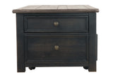 Tyler Creek Grayish Brown/Black Coffee Table with Lift Top from Ashley - Luna Furniture