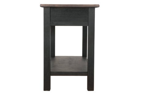 Tyler Creek Grayish Brown/Black Sofa/Console Table from Ashley - Luna Furniture