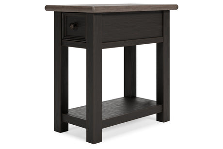 Tyler Creek Two-tone Chairside End Table from Ashley - Luna Furniture