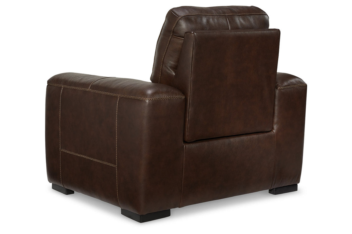 Alessandro Walnut Power Recliner from Ashley - Luna Furniture