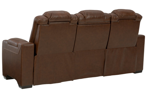 Backtrack Chocolate Power Reclining Sofa