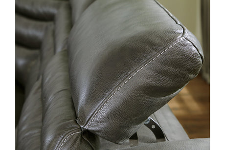 Center Line Dark Gray 6-Piece Power Reclining Sectional from Ashley - Luna Furniture