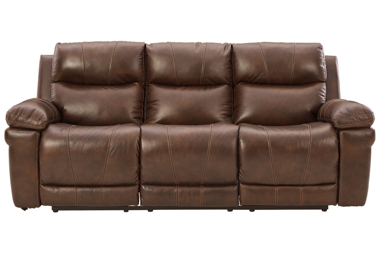 Edmar Chocolate Power Reclining Sofa -  - Luna Furniture